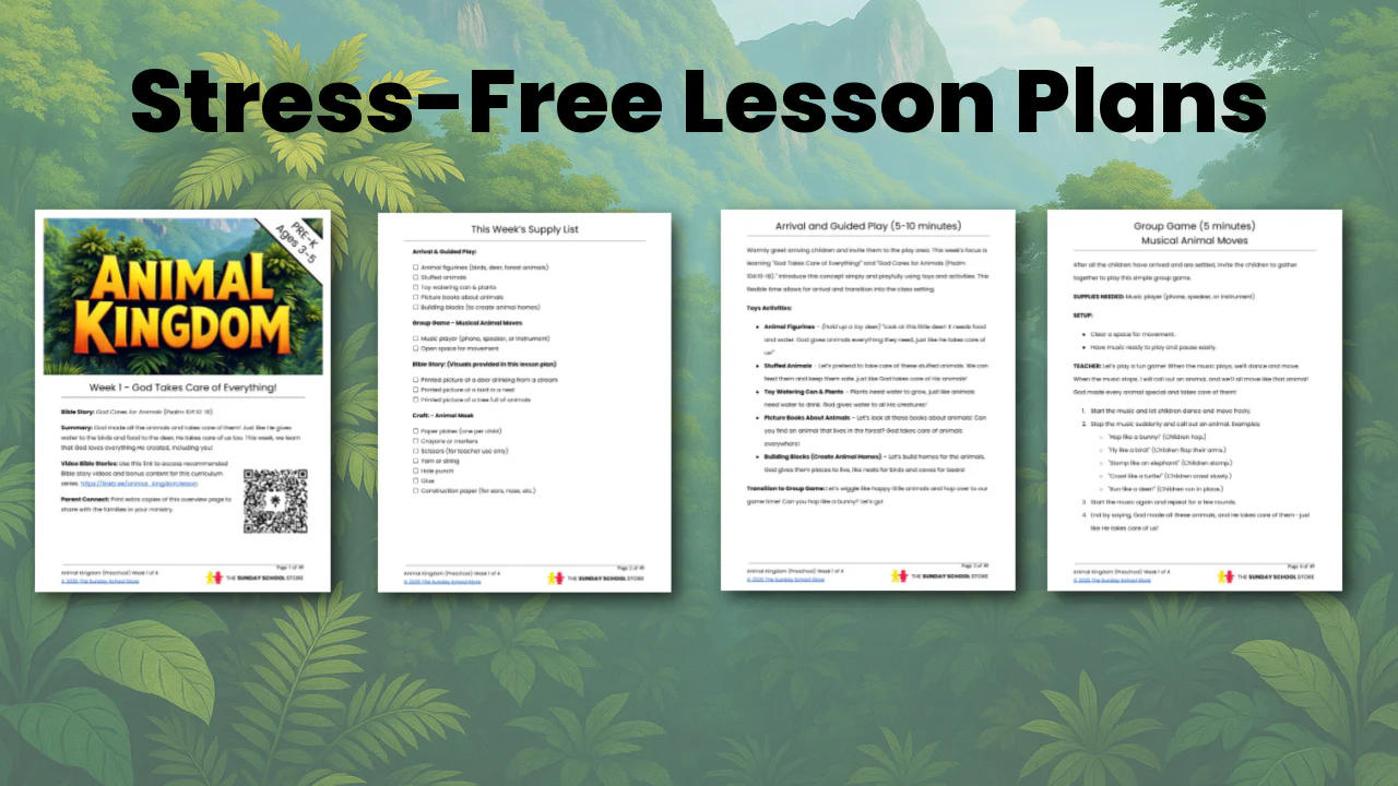 Animal Kingdom PreK 4-Week Preschool Curriculum (ages 3-5) - Image 4