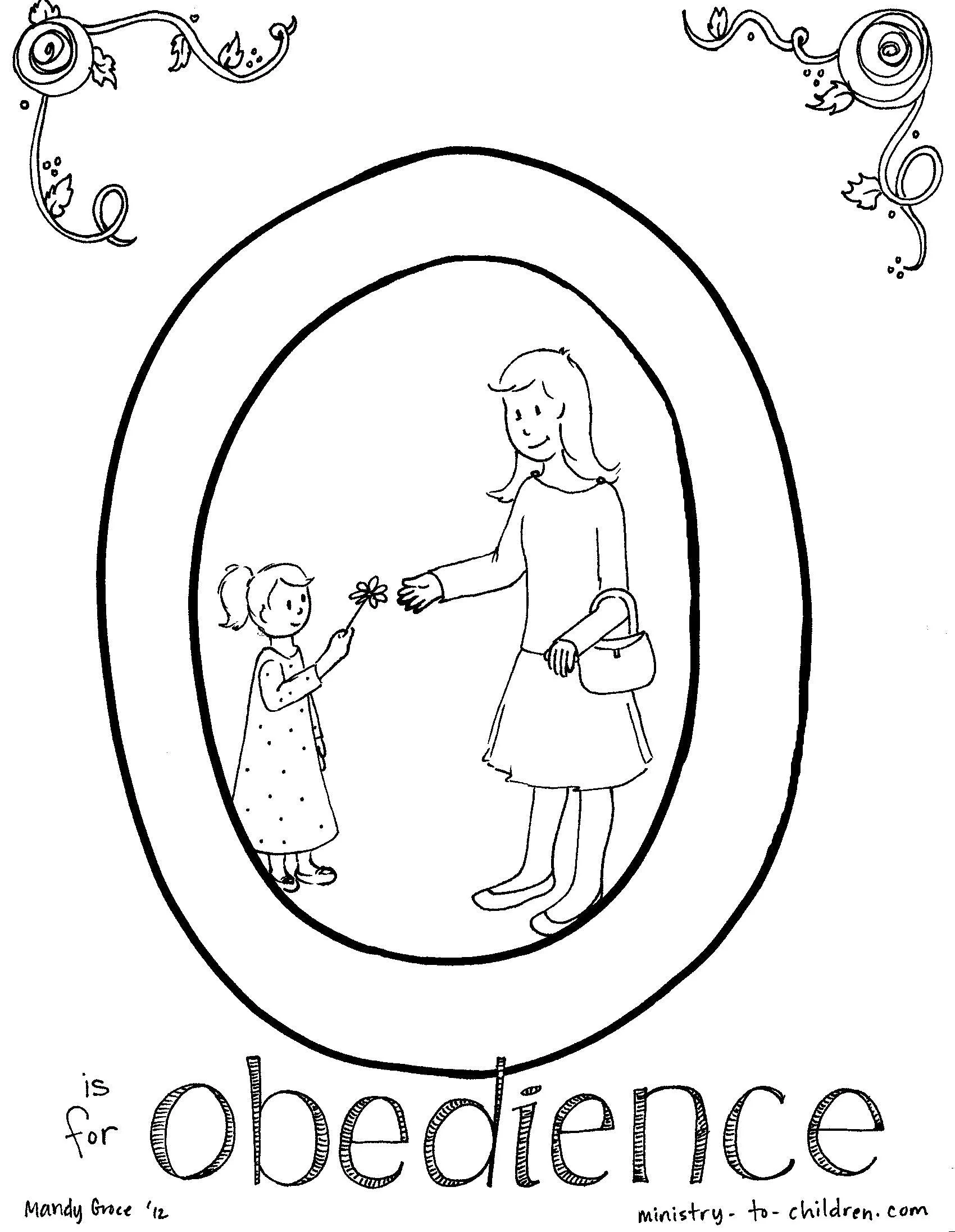 Bible Alphabet Coloring Pages (26 pages) download only - Image 23