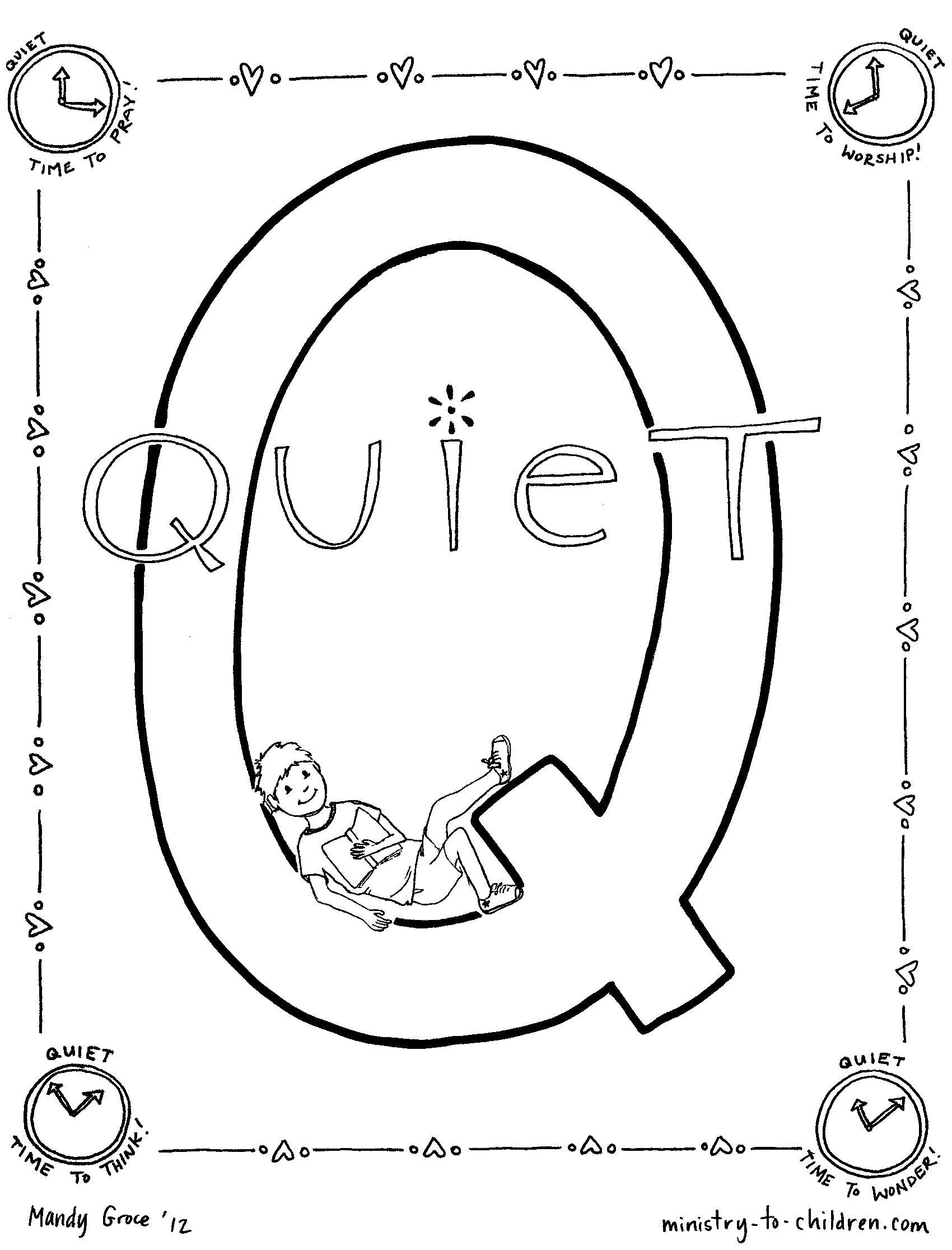 Bible Alphabet Coloring Pages (26 pages) download only - Image 25