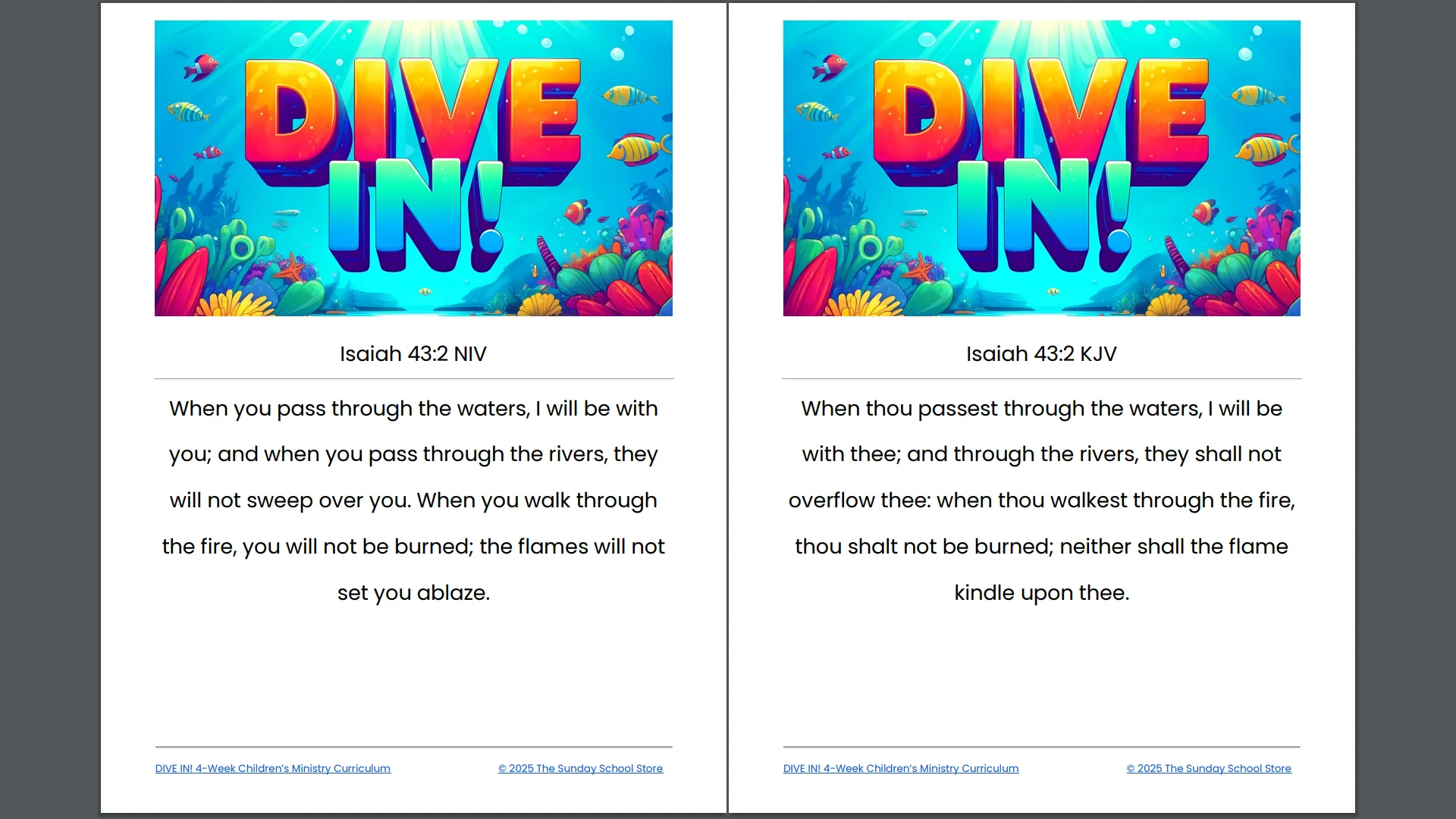 Dive In! 4-Week Children’s Ministry Curriculum (ages 6-12) - Image 11