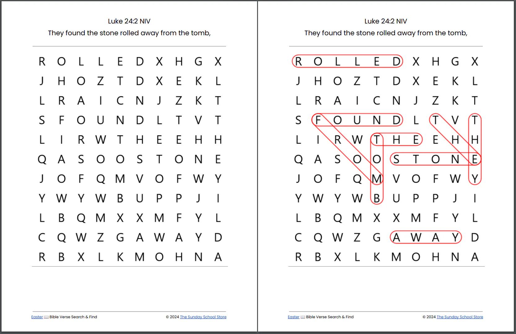 10 Free EASTER 🌄 Jesus is Alive Bible Word Search Puzzles [PDF Printable Download] - Image 10