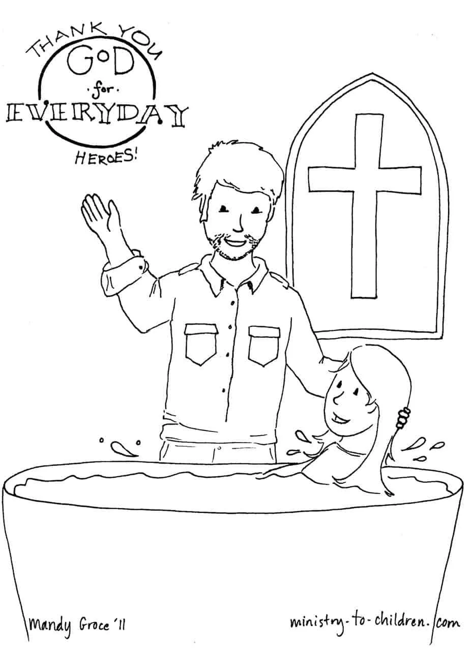 Everyday Heroes Coloring Book (FREE) 8-Page PDF Download - Image 3