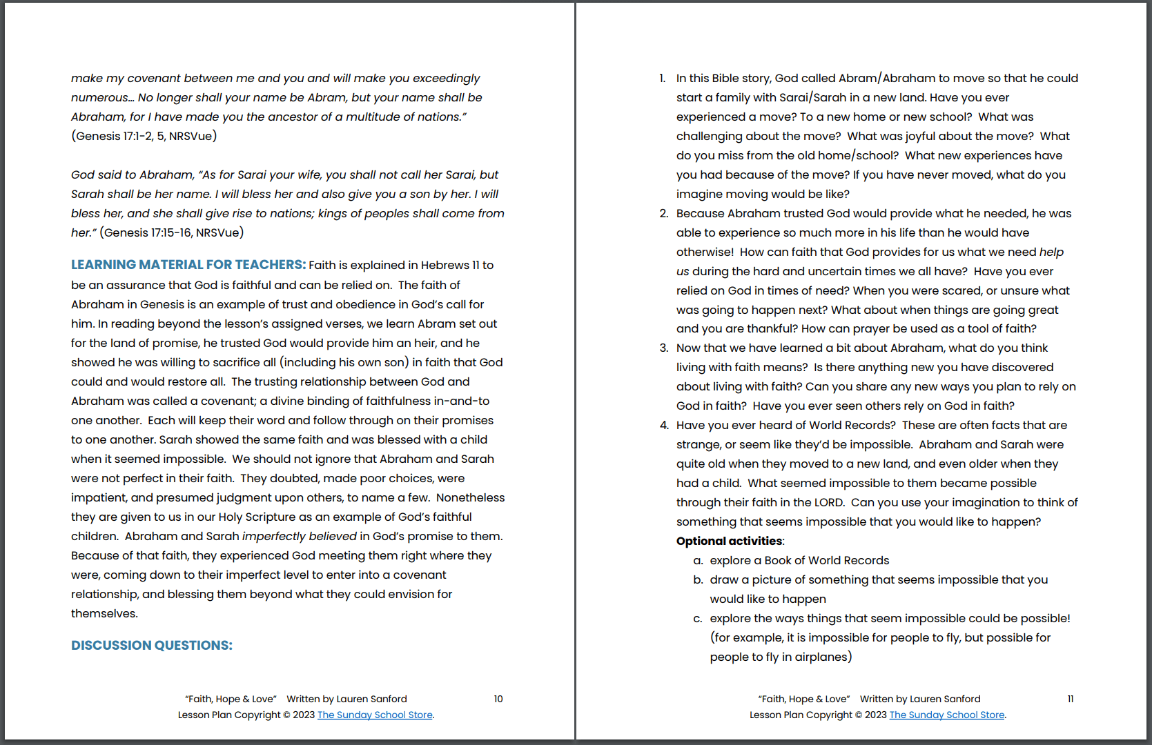 Faith, Hope, & Love: 4-Week Children’s Ministry Curriculum from 1 Corinthians 13:13 - Image 8