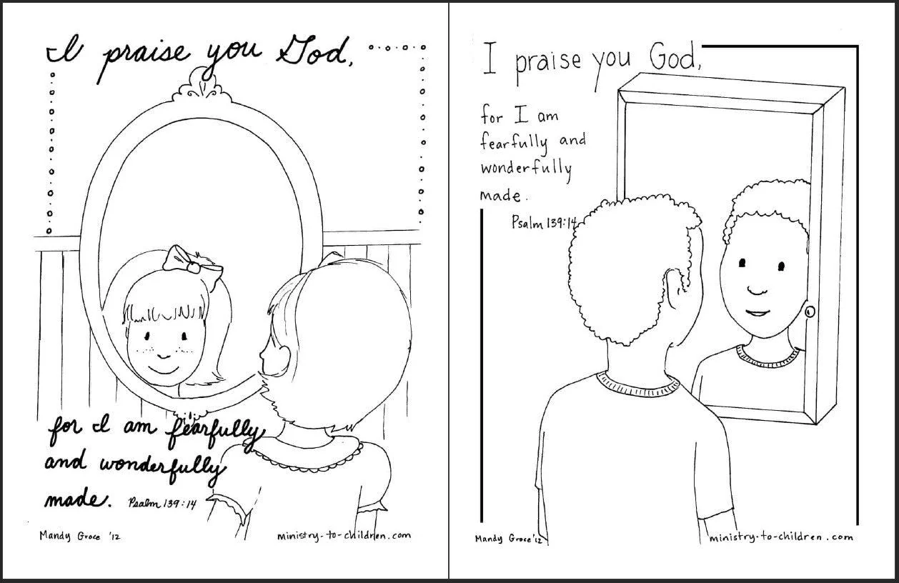 Fearfully & Wonderfully Made (Psalm 139) Printable Bible Lesson & Sunday School Activities - Image 10