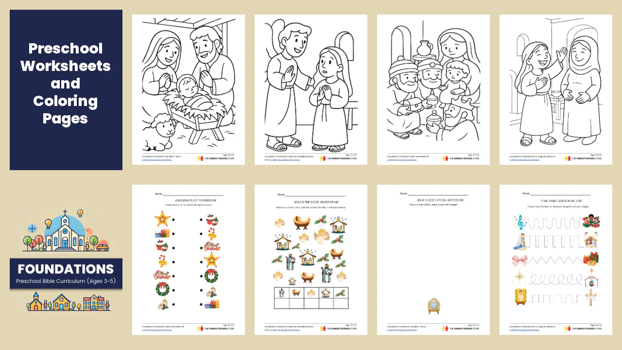 FOUNDATIONS: Preschool Bible Curriculum (Ages 3-5 Years Old) - Image 3