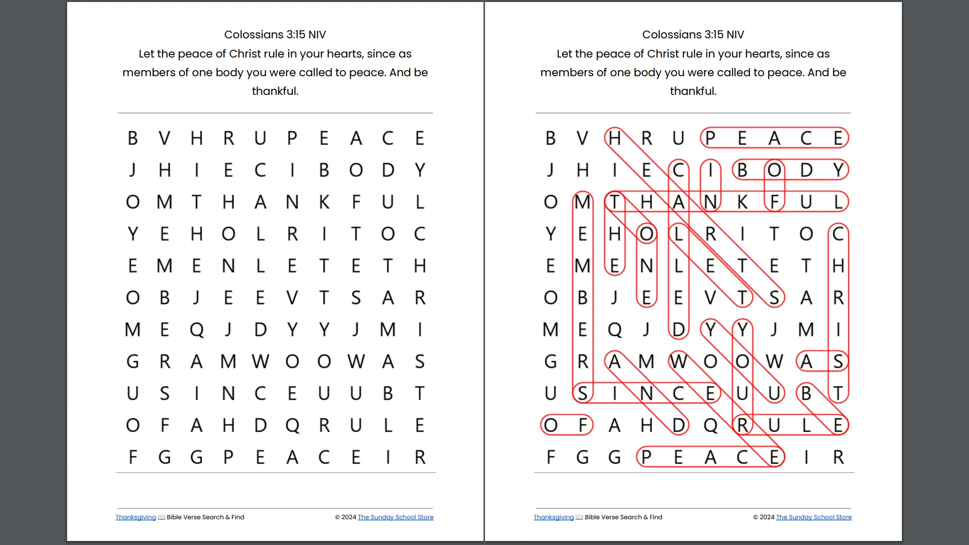 10 Free Thanksgiving 🦃 Bible Word Search Puzzles [PDF Printable Download] - Image 10