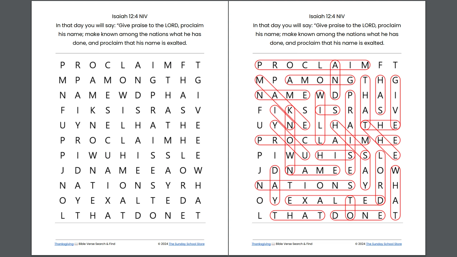 10 Free Thanksgiving 🦃 Bible Word Search Puzzles [PDF Printable Download] - Image 7
