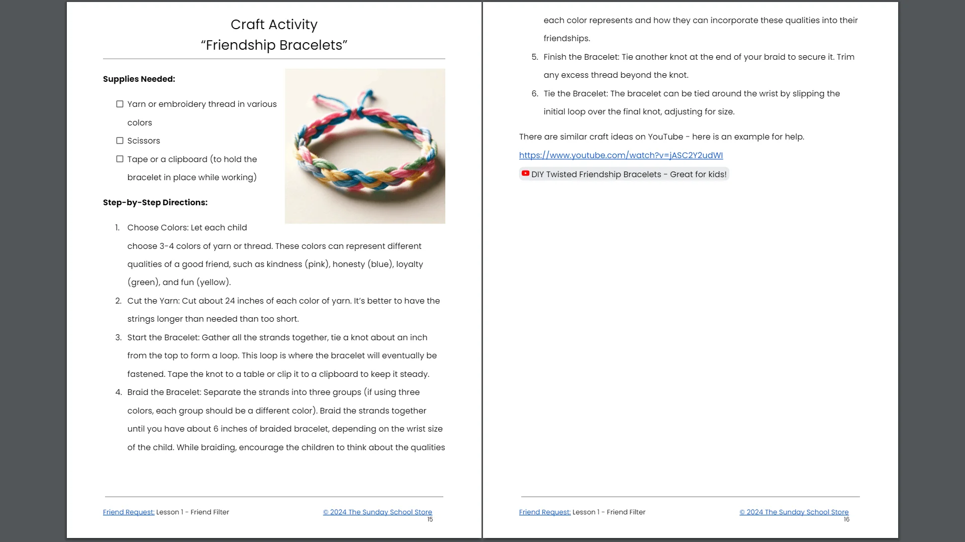 Friend Request: 4-Week Sunday School Curriculum for Children’s Ministry - Image 4