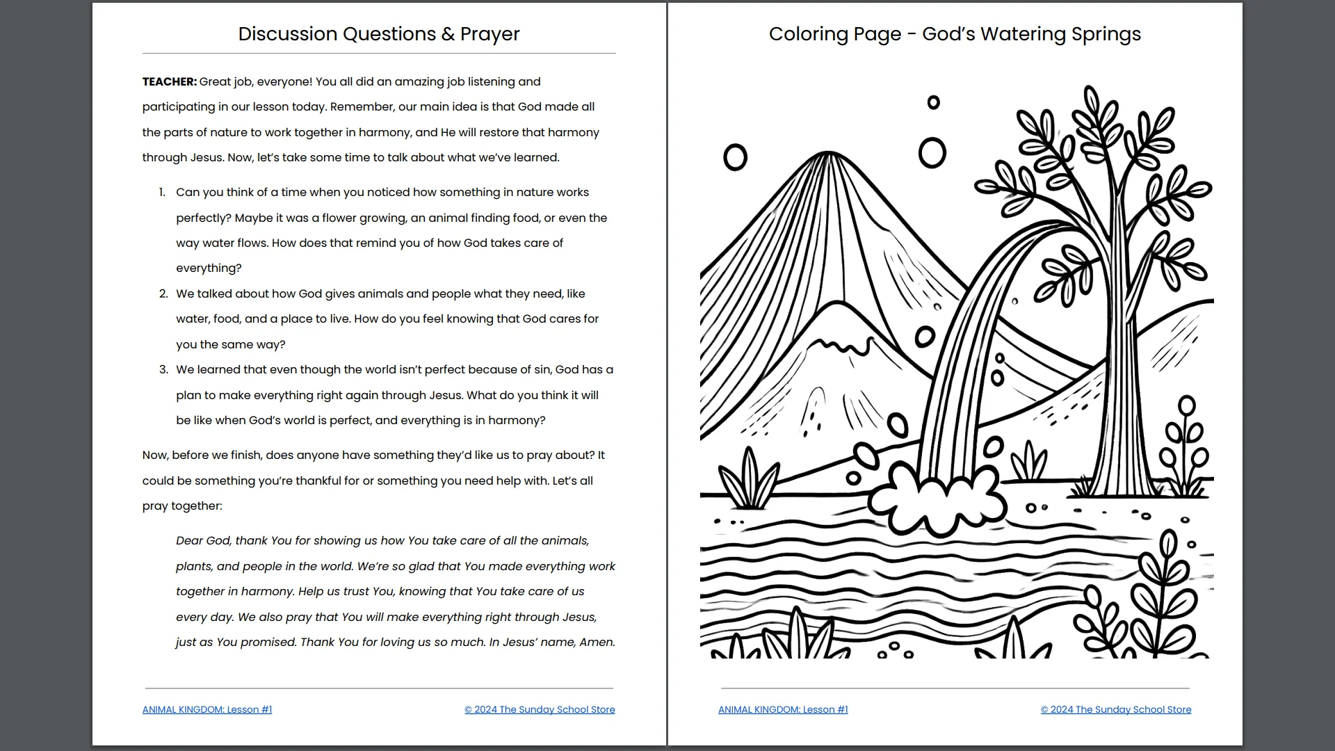 Animal Kingdom: 4-Week Children's Ministry Curriculum (ages 6-12) - Image 7