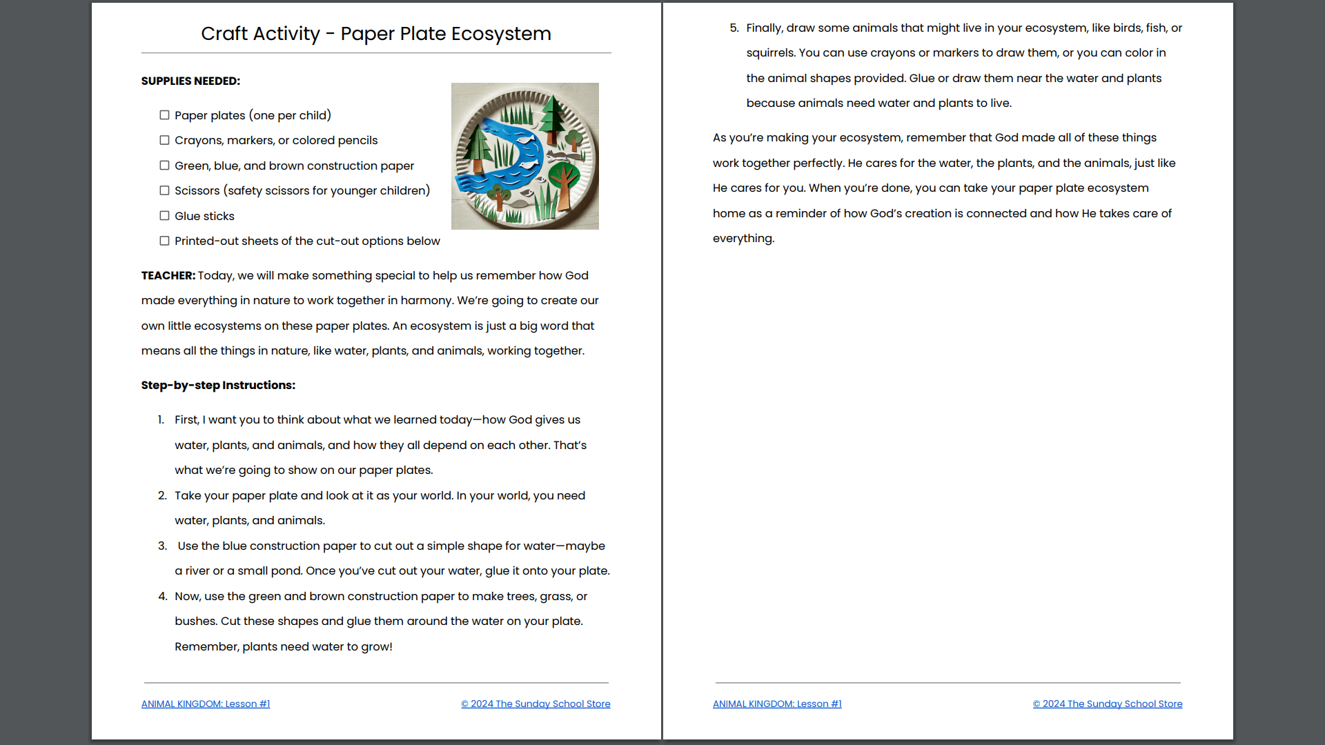 Animal Kingdom: 4-Week Children's Ministry Curriculum (ages 6-12) - Image 9