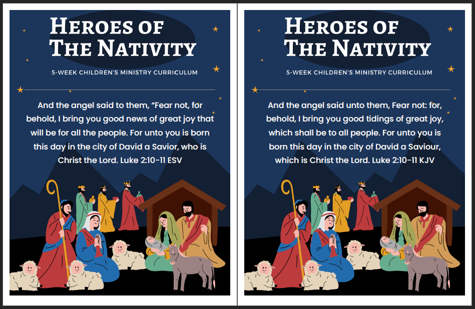 Heroes of the Nativity 5-Lesson Sunday School Curriculum for Kids - Image 3