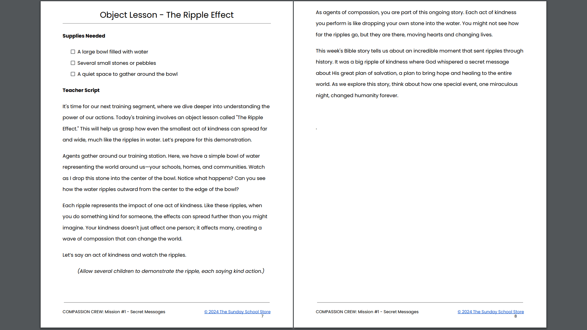 Compassion Crew: 4-Lesson Christmas Sunday School Curriculum for Children's Ministry - Image 5