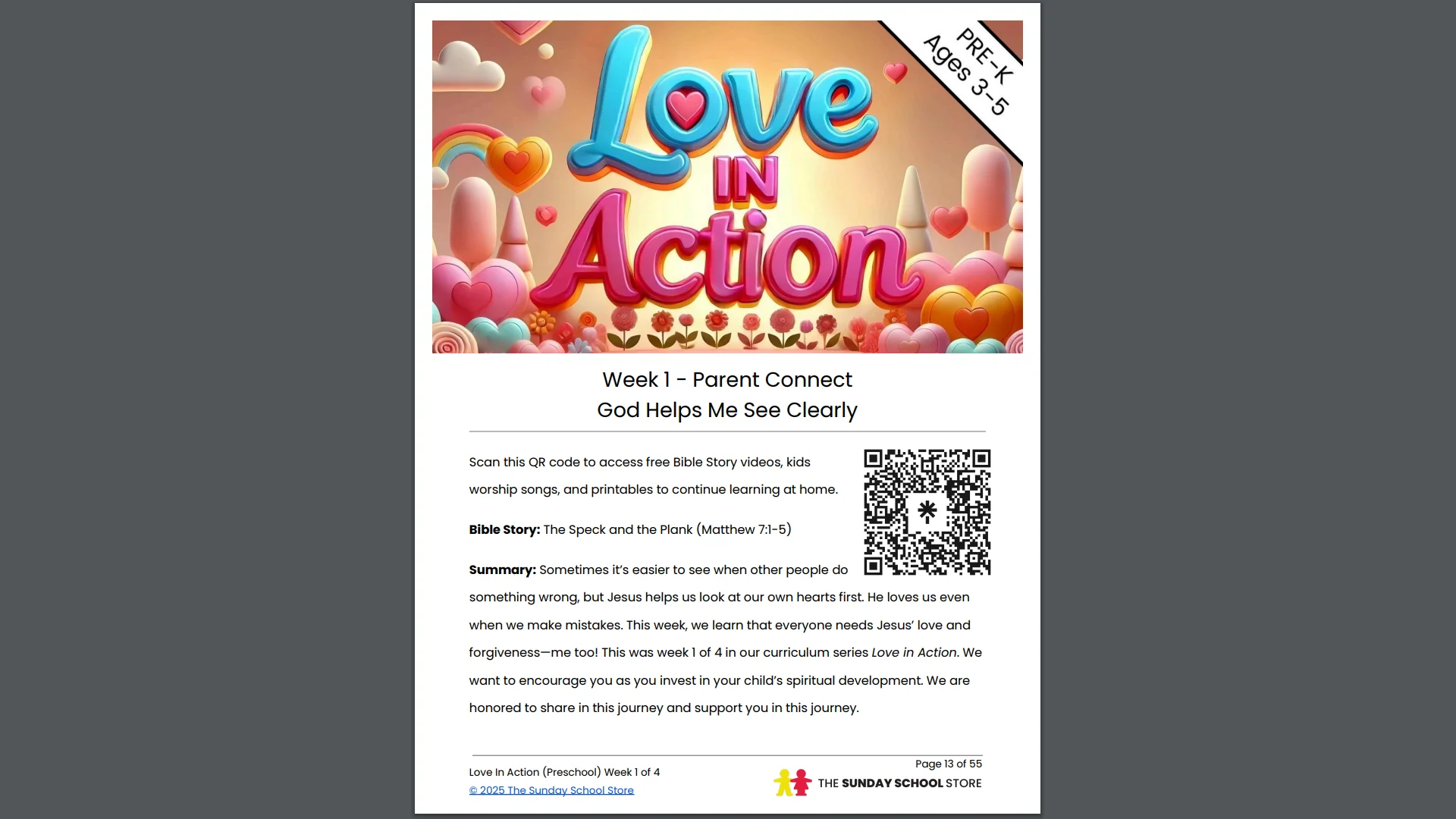 Love In Action Pre-K: 4-Lesson Curriculum for Valentine's Day (ages 3-5) - Image 11