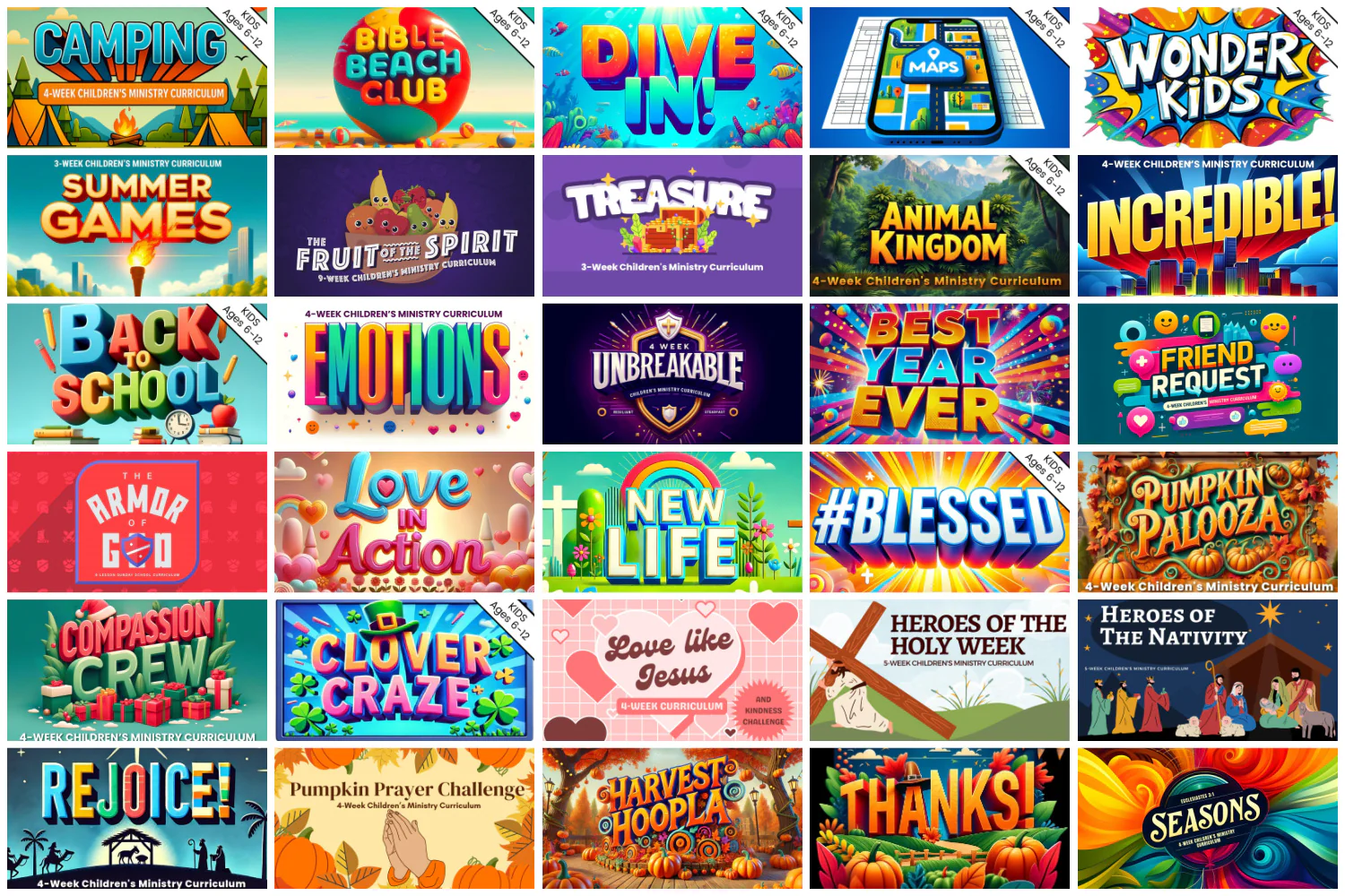$97 for $10,738 Worth of Children's Ministry Curriculum🚨 Black Friday Bundle Deal - Image 4
