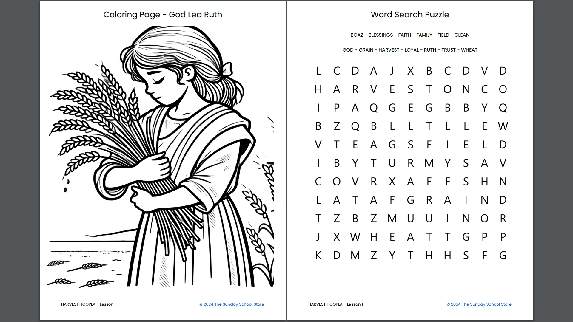 HARVEST HOOPLA: 4-Week Children's Ministry Curriculum - Image 5