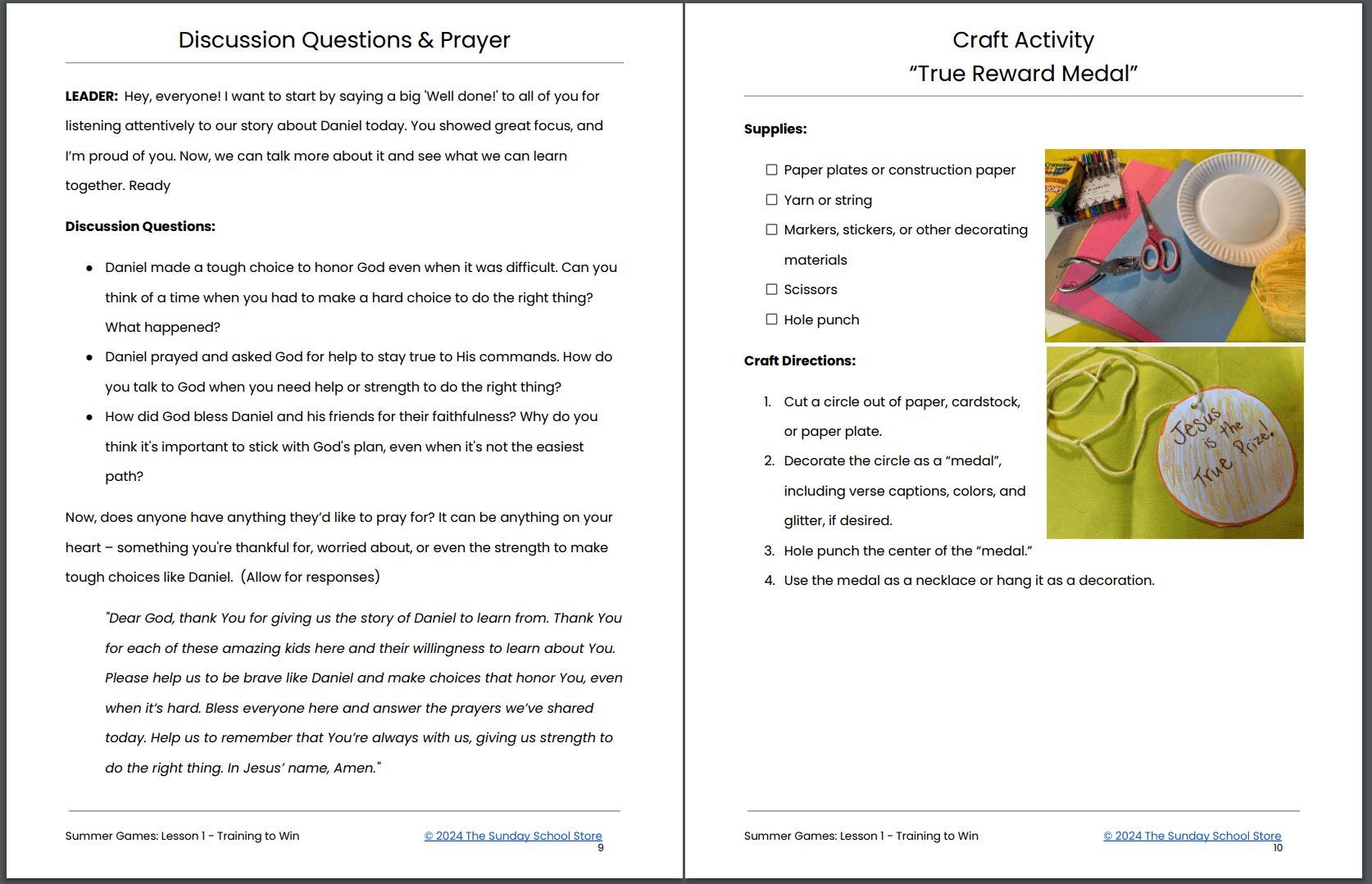 Summer Games: 3-Week Sunday School Curriculum for Children’s Ministry with Olympic Theme for 2024 - Image 3