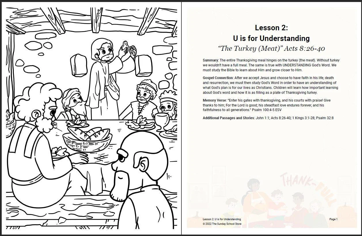 ThankFULL 4-Lesson Thanksgiving Curriculum for Children's Ministry - Image 11