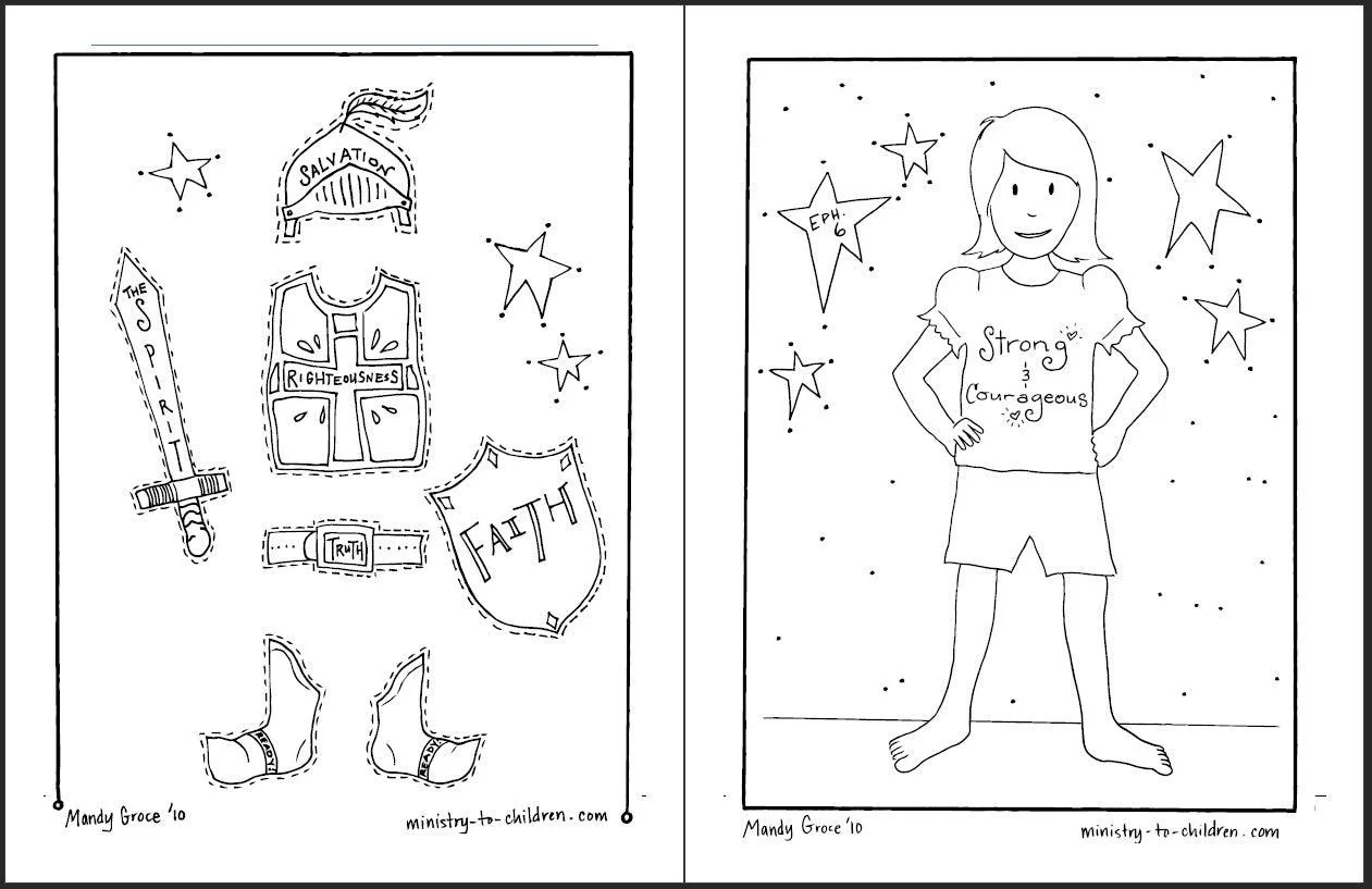 The Armor of God (Ephesians 6:10-20) Printable Bible Lesson & Sunday School Activities - Image 9
