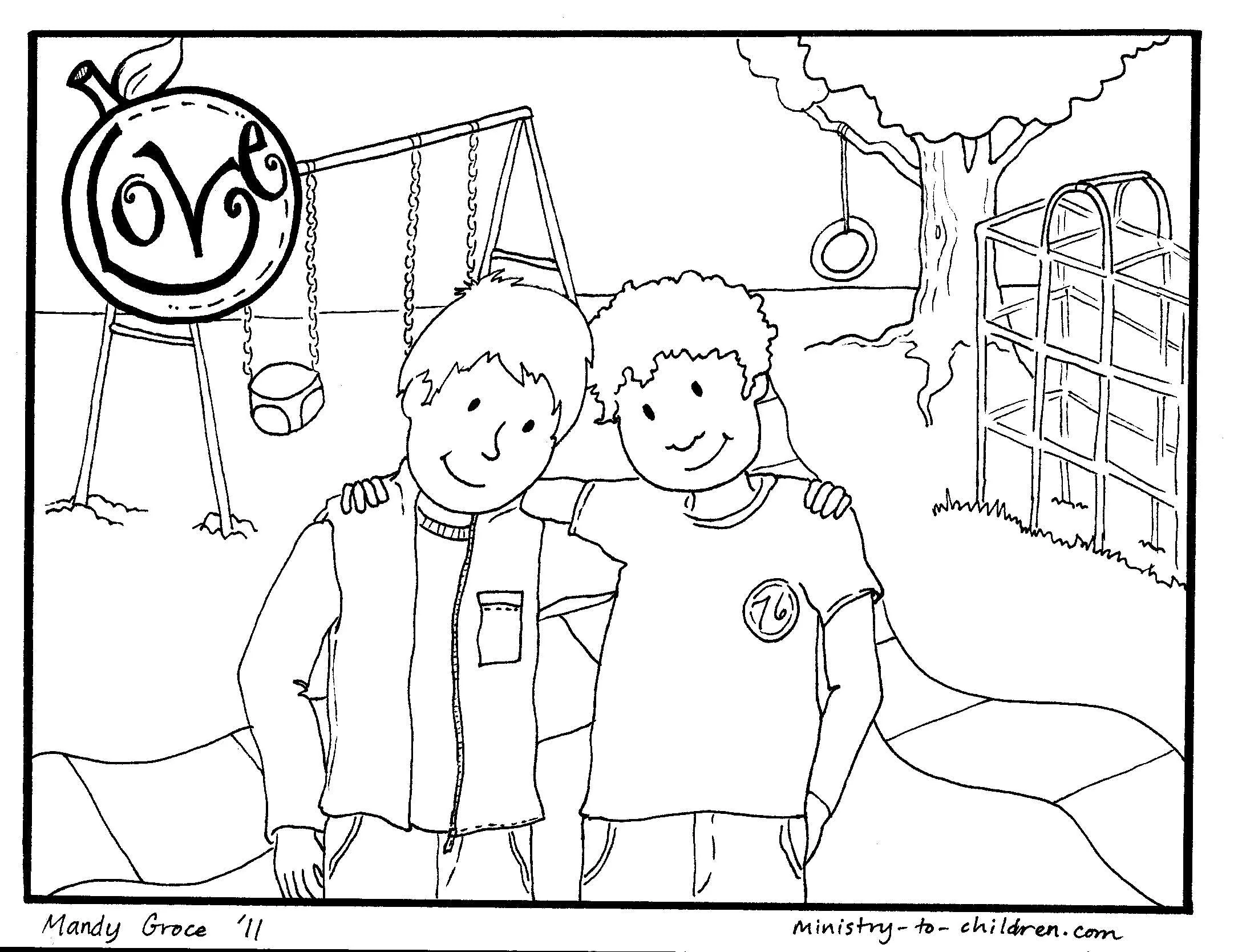 The Fruit of the Spirit Coloring 10-Page Download - Image 10