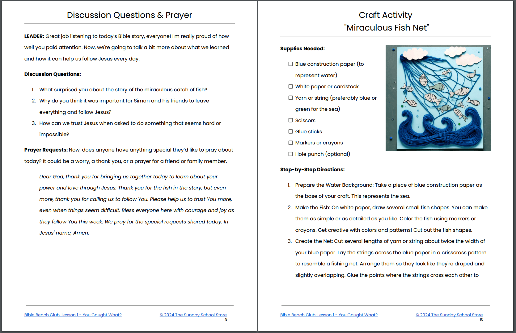 Bible Beach Club: 4-Week Children's Ministry Curriculum (ages 6-12) - Image 6