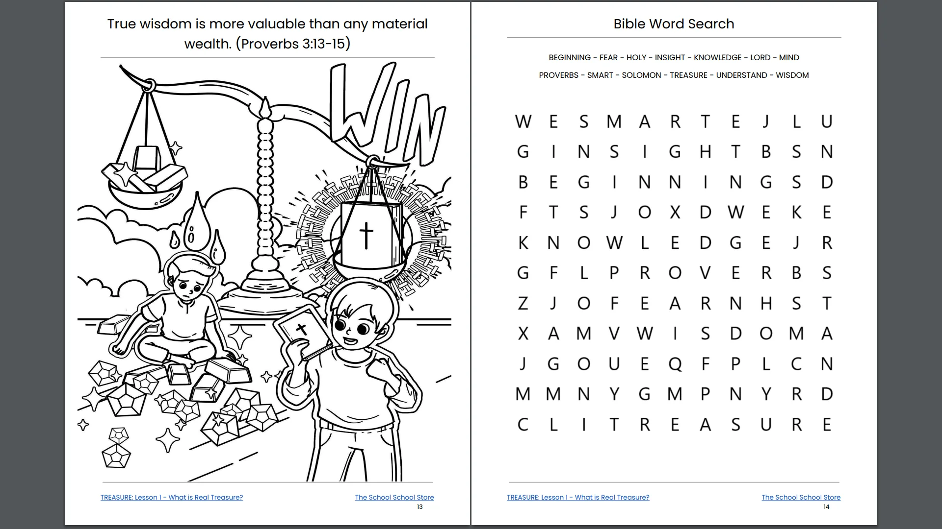 Treasure: 3-Lesson Sunday School Curriculum for Children's Ministry - Image 8