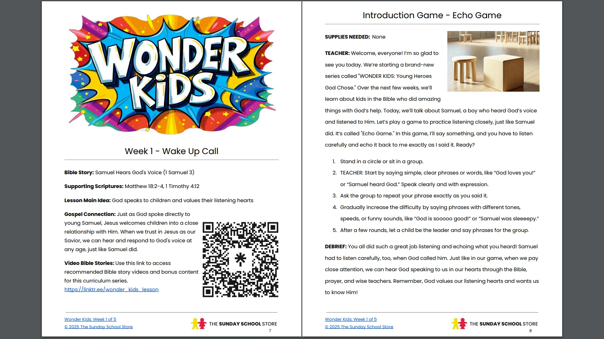 Wonder Kids: 5-Week Children's Ministry Curriculum (ages 6-12) - Image 3